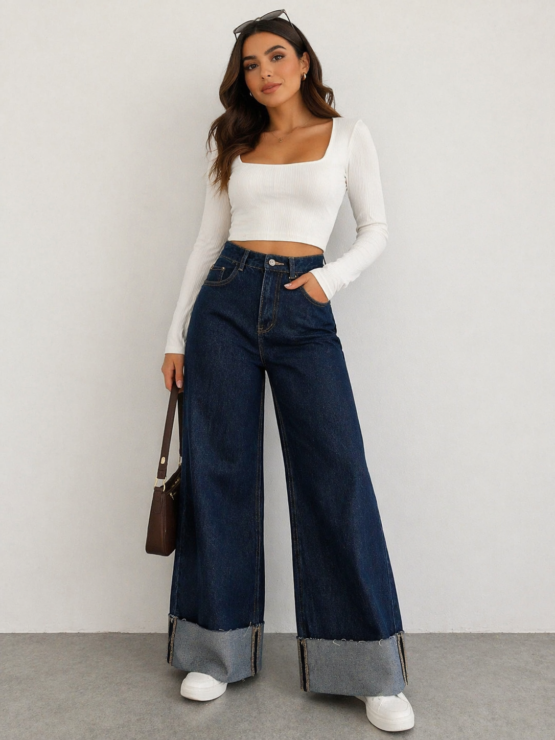 Flip wide leg jeans